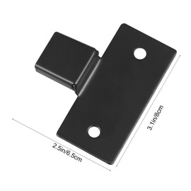 DOITOOL 5pcs Wall Mounted Speaker Bracket and Easy to Install Speaker Holder for Home Store Hospital Use Black