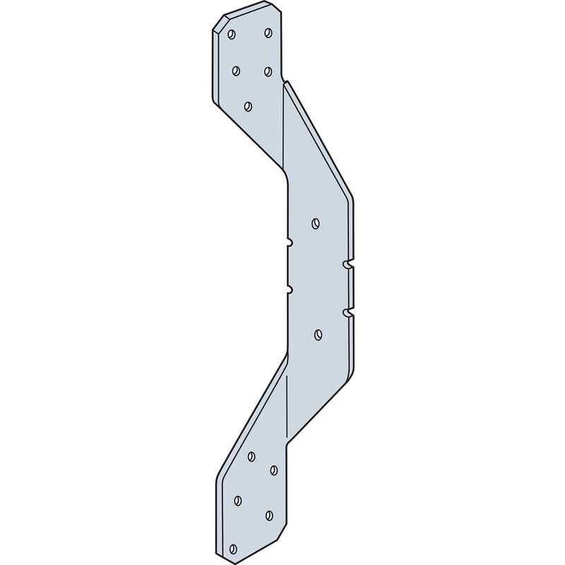 Simpson Strong-Tie H2A H2A 18-Gauge Galvanized Hurricane Tie (Pack of