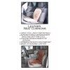 NEUTRONMOTORSPORTS Genuine COWHIDE Mexican Respaldo Leather Car Seat Cushion Square