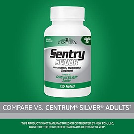 21st Century 21st Century Sentry Senior Tablets, 125-Count (22390)