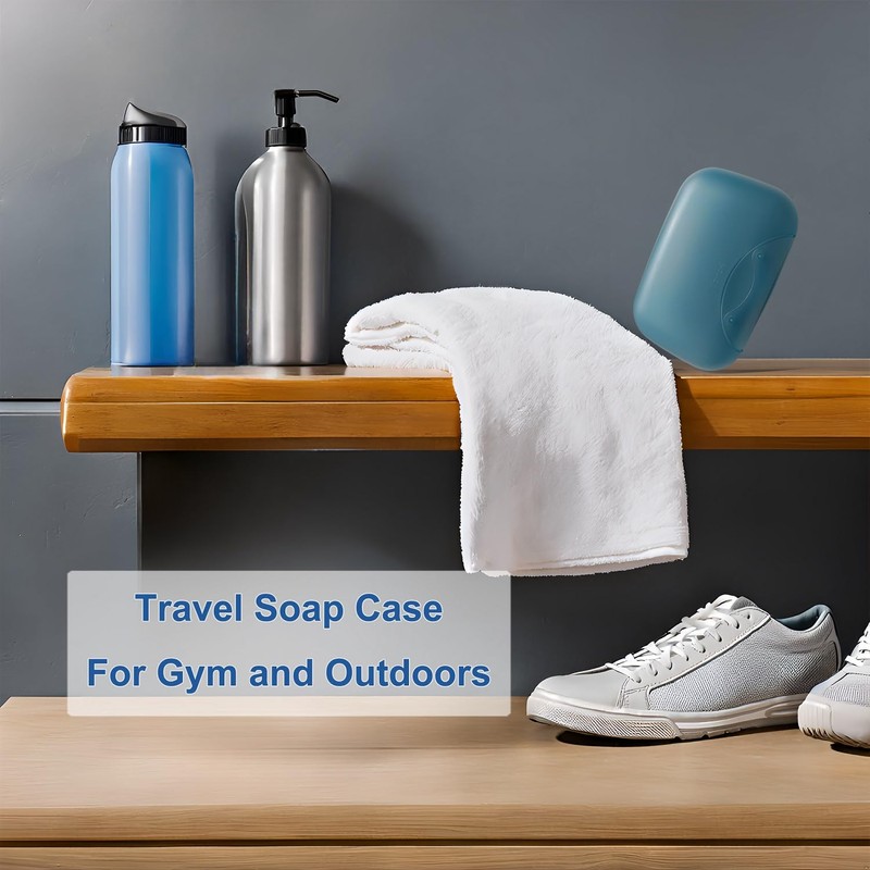 Travel Soap Case Soap Dish Bar Holder Container Box for