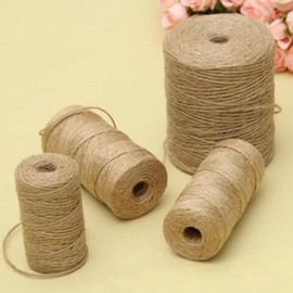 Dokumaru Jute Twine Rope String for Home Decorating, Cat Scratcher Post Tree, DIY Arts Crafts, Garden, Binding, Packing Material 1/6 in (4 mm) X 328 Ft (100 Meters)