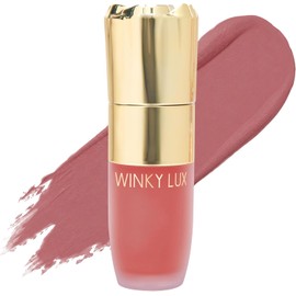 Winky Lux Cheeky Rose Blush Líquido, Varita de Rubor Gel Crema, Pigmento Mezclable y Construible, Acabado de Terciopelo Ingrávido de Larga Duración, Rubor Rosa Polvoriento, Noble