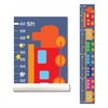 Train Wall Sticker Growth Chart for Kids, Height Chart for