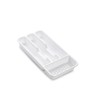 PLASTIFIC Large CUTLERY TRAY Utensils Spoon Fork Holder Flatware Organiser