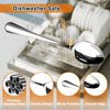 12 Pieces Heavy Duty Teaspoons Set,6.8" Tea Spoons Silverware,Food Grade