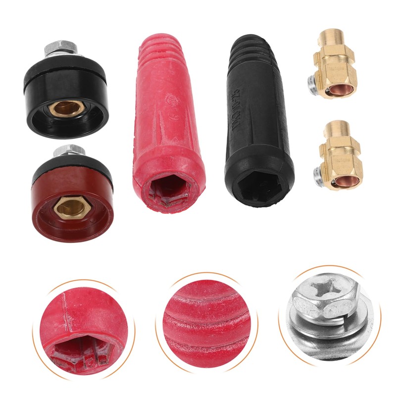 CHILDWEET 1 Set Welding Cable Quick Connector Welding Connectors User