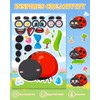 Aowplc Spring Make-a-Face Stickers for Kids 48 Sheets Mix 'n