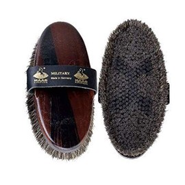 A big brush for horses Military with horsehair from Haas
