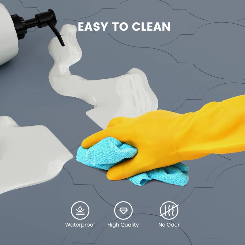 Under Sink Mat, 25" x 22" Silicone Kitchen Cabinet Tray,