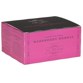 Harney & Sons Raspberry Herbal | 50 Tea Bags of Herbal Tea, Caffeine-Free