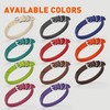Dogline Soft and Padded Rolled Round Leather Collar for Dogs