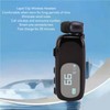 Retractable Headset, Ergonomic Clip On Bluetooth Headset with Vibration Alert