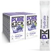 PURE KICK Hydration Singles to Go Drink Mix, Concord Grape,