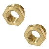 JENSWILL 1/2" NPT Male x 1/4" NPT Female Brass Reducer