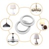 WQEDVN 6 PCS Lampshade Reducer Ring, Light Shade Adapter Rings,
