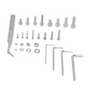 580Pcs Screws Nuts Washers Kit 304 Stainless Steel Cylindrical Head