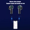 Wireless Headphones | Noise-Cancelling Comfortable Ear Phones with RGB Light,Sweatproof