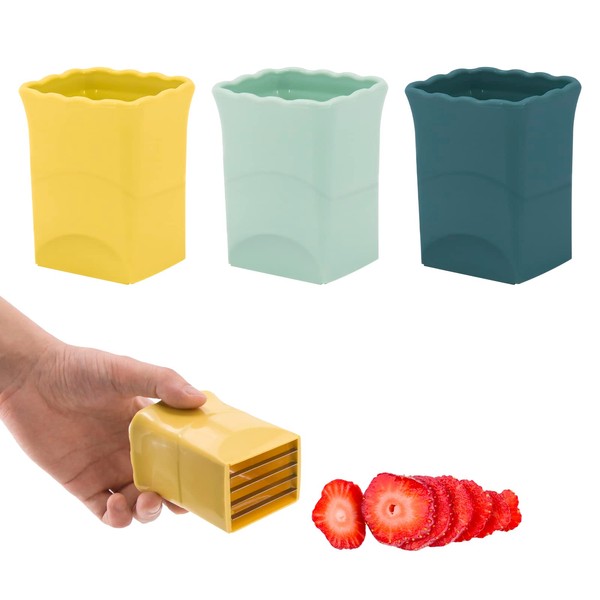 3PCS Strawberry Slicer - Cup Slicer - Cup Fruit Slicer
