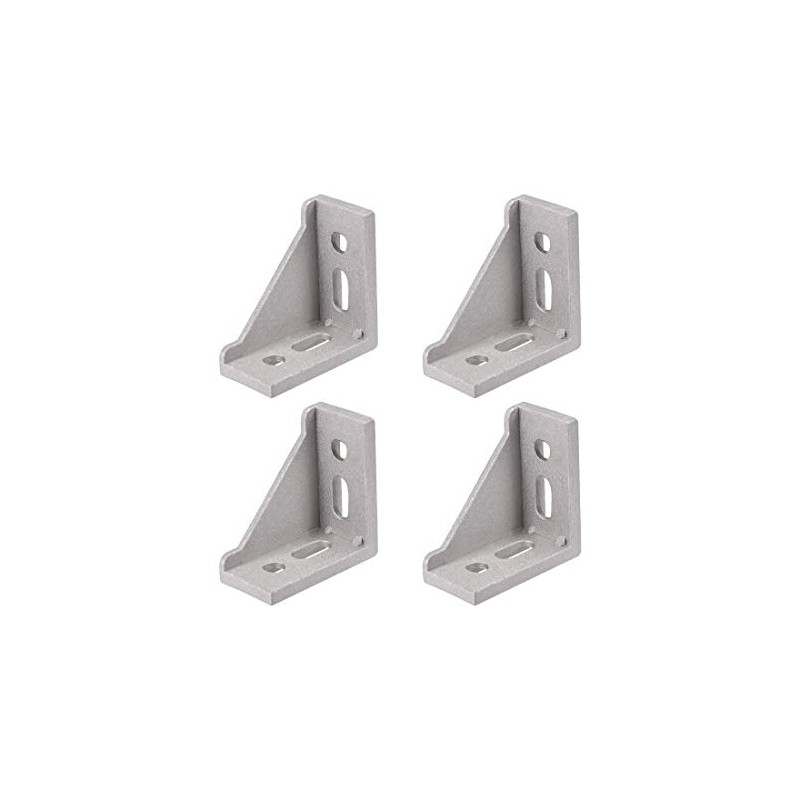 sourcing map Inside Corner Bracket Gusset, 60mm x 60mm for