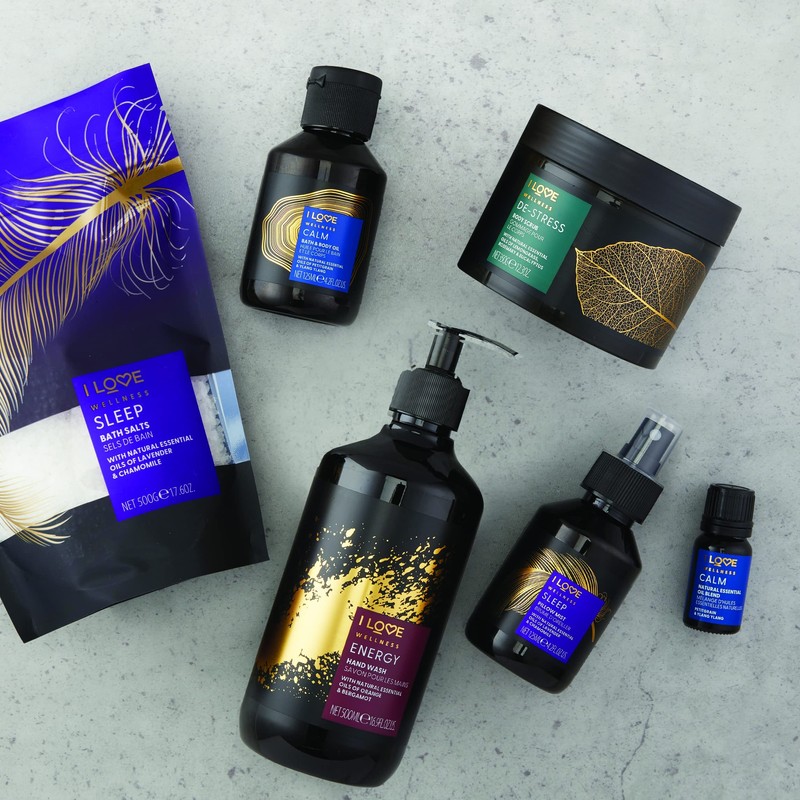 I Love Wellness Stress Shower Burst, With Natural Essential Oils