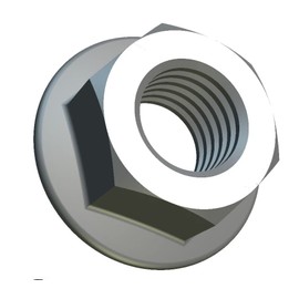 M10 Serrated Flange Nuts, 21.8mm x 15mm A2 Stainless Steel Locknut for Bolts and Screws – Hex Flanged Head Lock Nut Fastener Rust Free Steel DIN 6923 (Pack of 10)