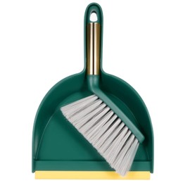 Zehrai Small Broom and Dustpan Set, Dustpan and Brush Set, Small Brush and Dustpan Set, Hand Broom and Dustpan Set, Mini Handheld with Home, Desktop, Kitchen, pet