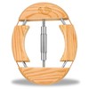 [HAIBEIR] 4 Way Wooden Hat Stretcher Adjustable Turnbuckle Hat Shaper