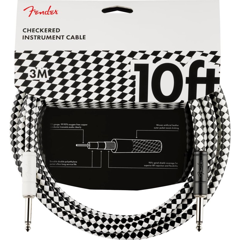 Fender Cable de instrumento serie profesional, cable de guitarra, accesorios