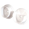 Prime-Line N 6654 White Plastic Closet Pole Sockets (100 Pack)