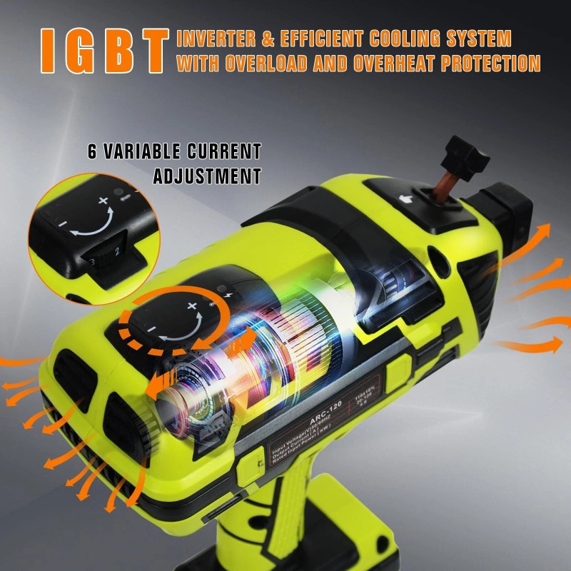 YesRight Handheld 110V 120Amp ARC Welder with Digital Display IGBT