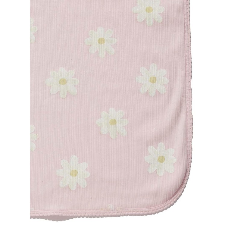 Gelato Pique PBGG251185PNKF Daisy Pattern Blanket, Pink