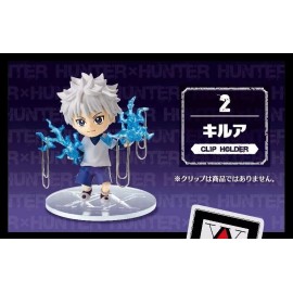 RE-MENT Hunter x Hunter DesQ Desktop HUNTER Mini Figure Killua Paper Clip Holder