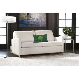 AOYEGO Green Shamrock Plaid Throw Pillow Cover 12x20 Inch St Patrick's Day Buffalo Rectangle Pillow Cases Home Decorative Cotton Linen Cushion Cover for Bed Sofa