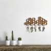 Wooden Magnetic Key Holder | Unique Honeycombe Design | Minimalist