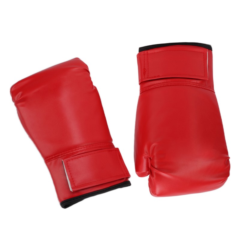 1Pair Adult Unisex Training Boxing Gloves Free Fight Sanda Muay