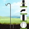 Yetene 12 Pcs 24 Inch Shepherds Hook for Outdoor Adjustable