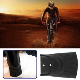 VGOL 2 Pieces 9.5 x 6.5 cm Bicycle Mudguard Fish Tail Cover Rubber MTB Road Bike Protective Cover for MTB Road Bike Accessories Splash Water Dirt