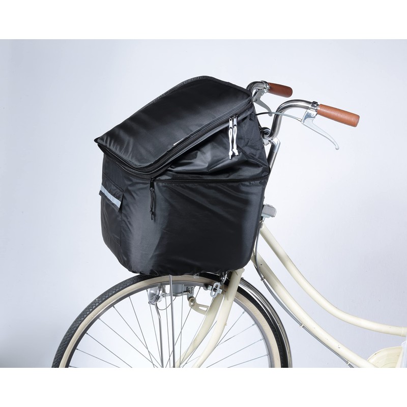 Kawasaki Seisakusyo KWF-100BK 2 Tier Front Basket Cover All Black