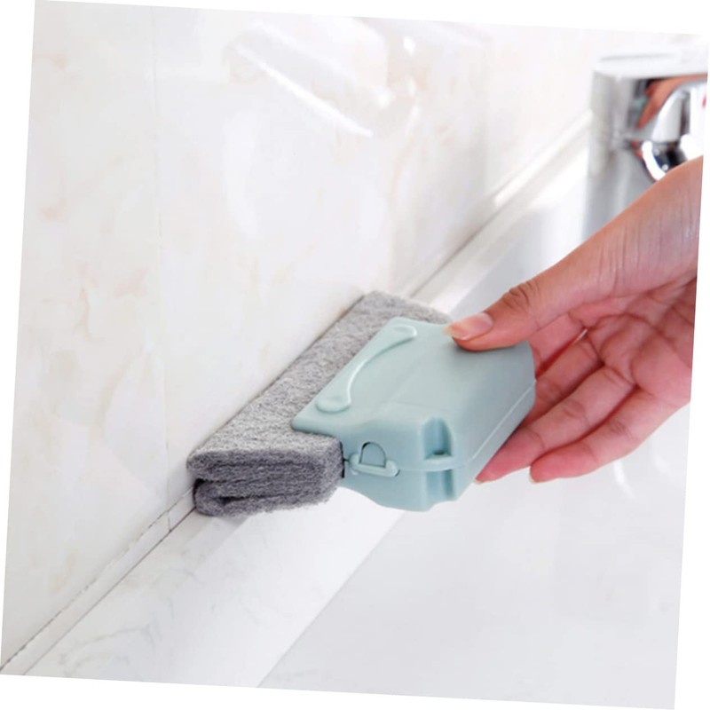 CHILDWEET Small Window Groove Cleaning Brush Set with Replacement Pads