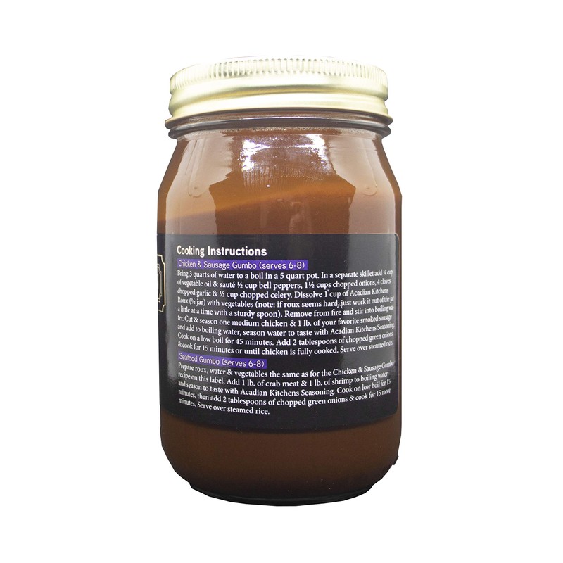 All Natural Premium Roux 16 oz Acadian Kitchens