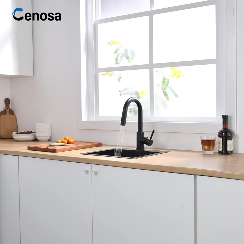 Cenosa Modern Bar Sink Faucet for Kitchen Sink Single Handle