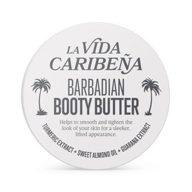 La Vida Caribena Barbadian Booty Butter, Skin Smoothing Body Cream, Body Butter, 200ml