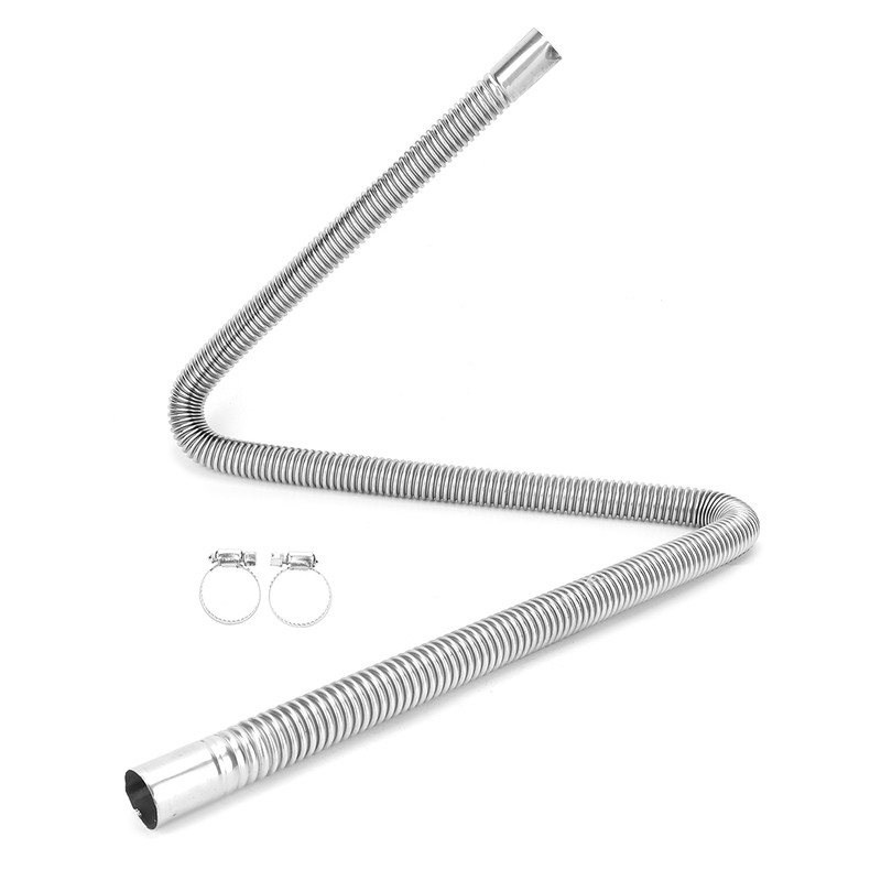 120cm Stainless Exhaust Pipe Parking Air Heater Diesel Gas Vent