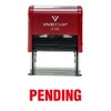 Pending Self Inking Rubber Stamp (Red Ink) - Large