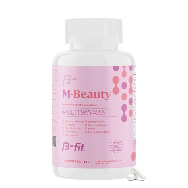 B-FIT B M-Beauty Vitaminas para Mujer - 60 Cpsulas de