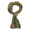 Rotfuchs Baumwollschal Damenschal Herrenschal Knitterlook streifen Muster in beige