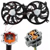 Micarun 2 Pcs Radiator Cooling Fan Wiring Harness Side Connector