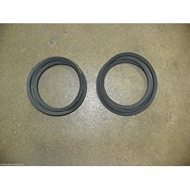Aftermarket Replacement Set of 2 Belts Compatible with Buehler Farm King 5' Cut Finish Mowers Code 904251