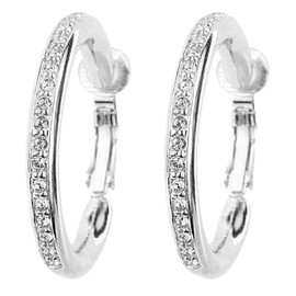 Traveller Hoop Earrings Diameter 33 mm, Metal